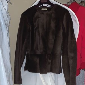 NWT Nina Ricci lambskin shearling coat sz 38 (6)